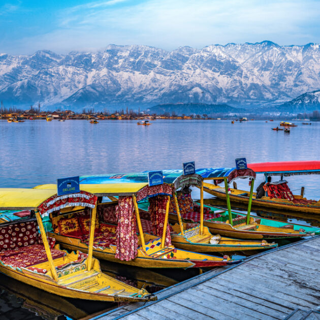 Romantic shikara ride on Dal Lake in Kashmir